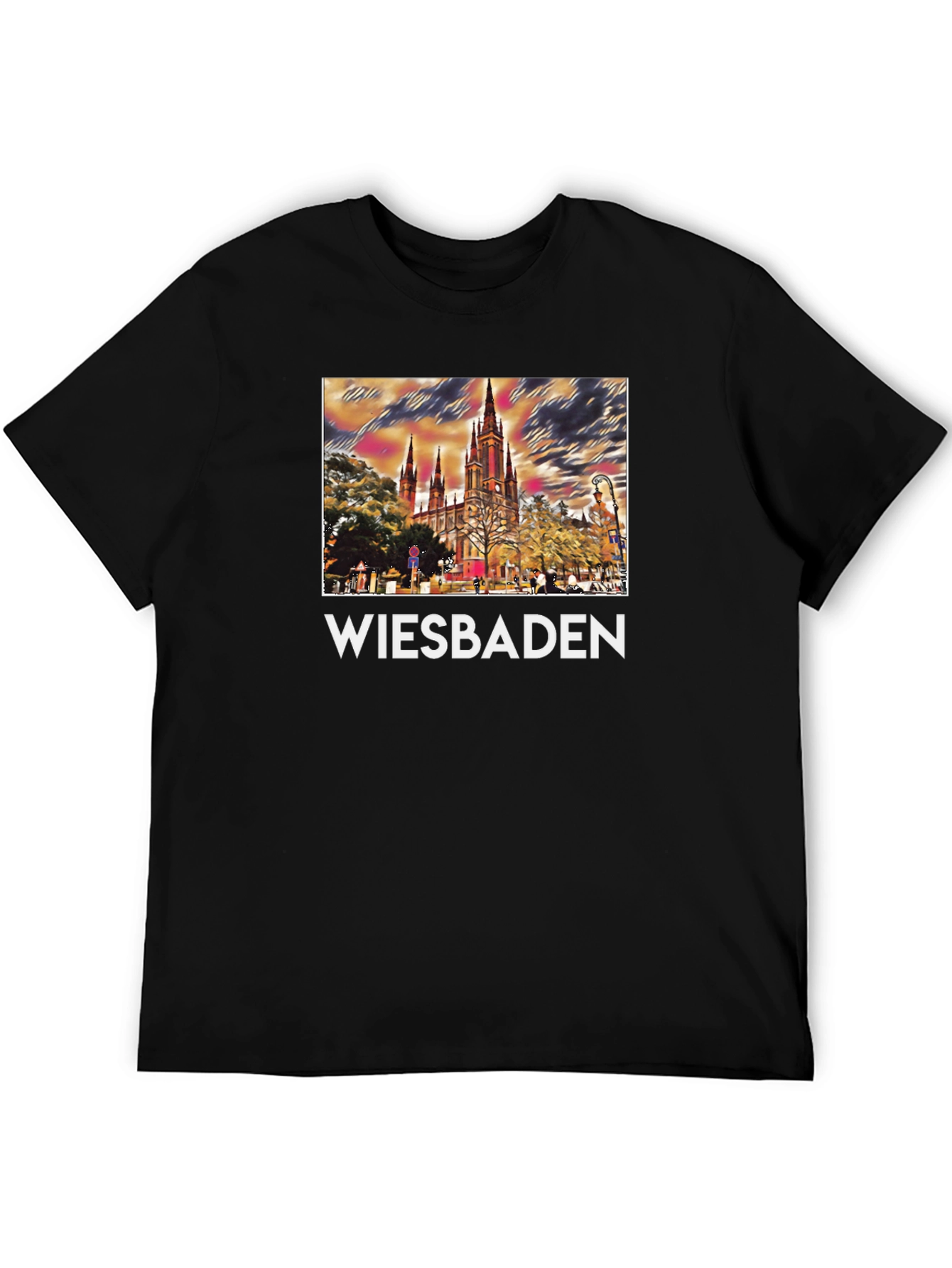 Wiesbaden Germany Cathedral T-Shirt