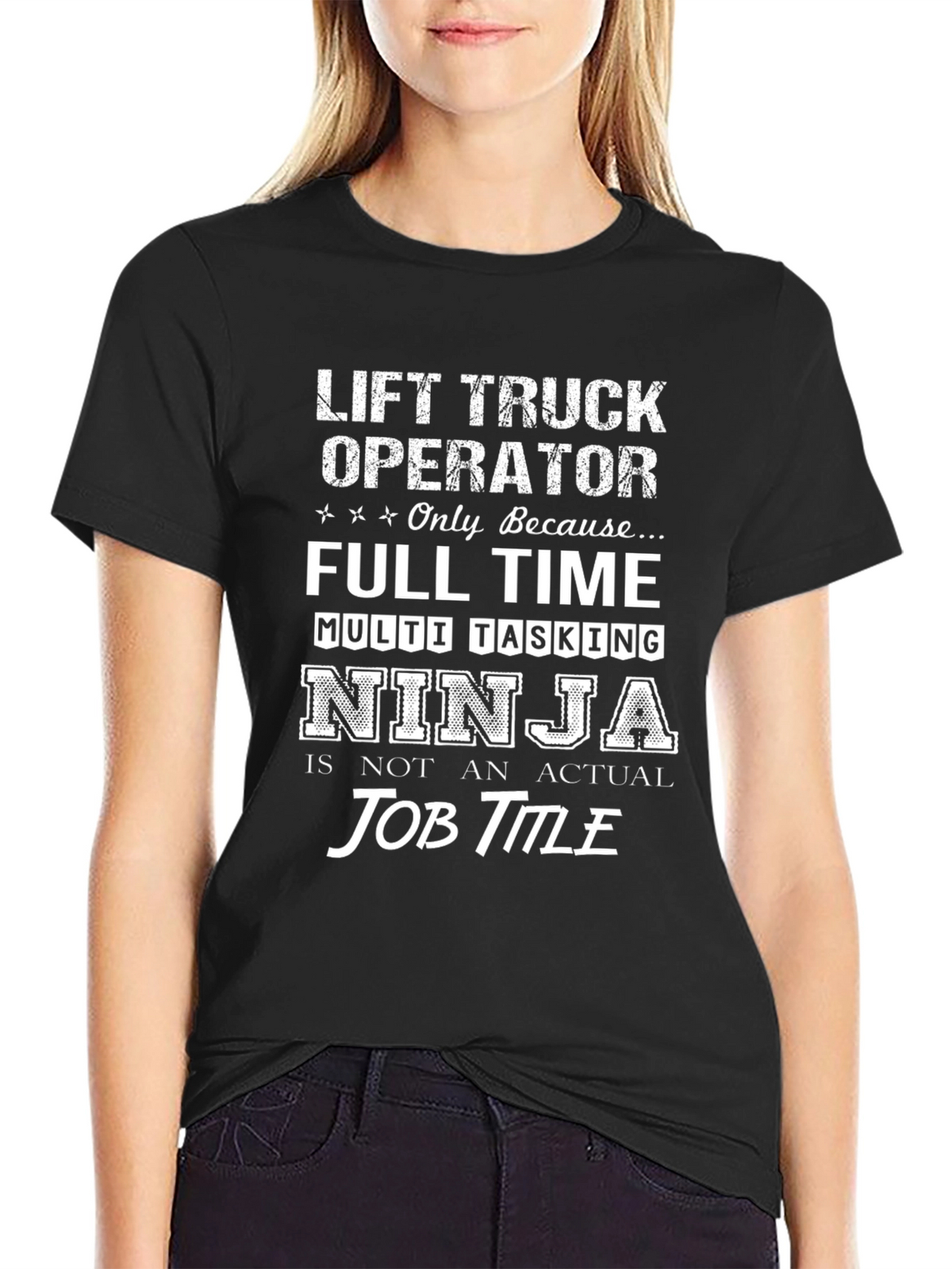 Lift Truck Operator Ninja T-Shirt