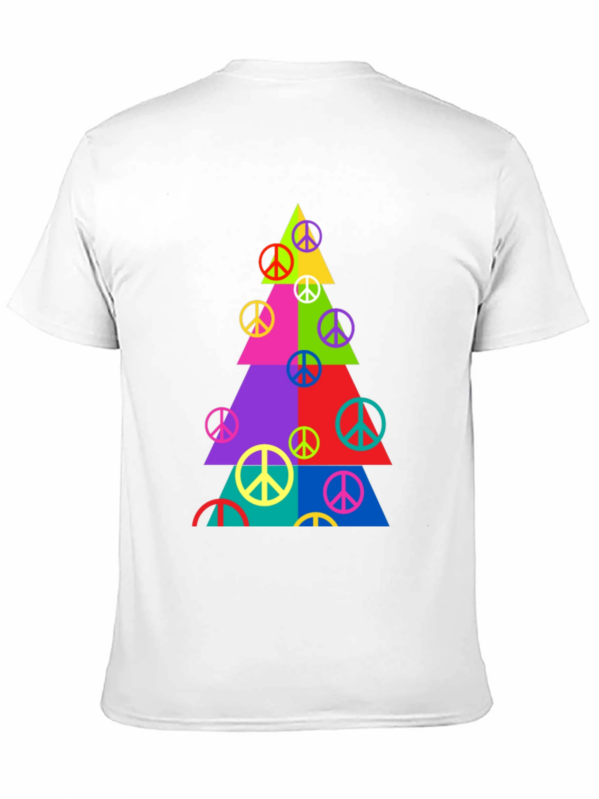 Peace Sign Christmas Tree T-Shirt