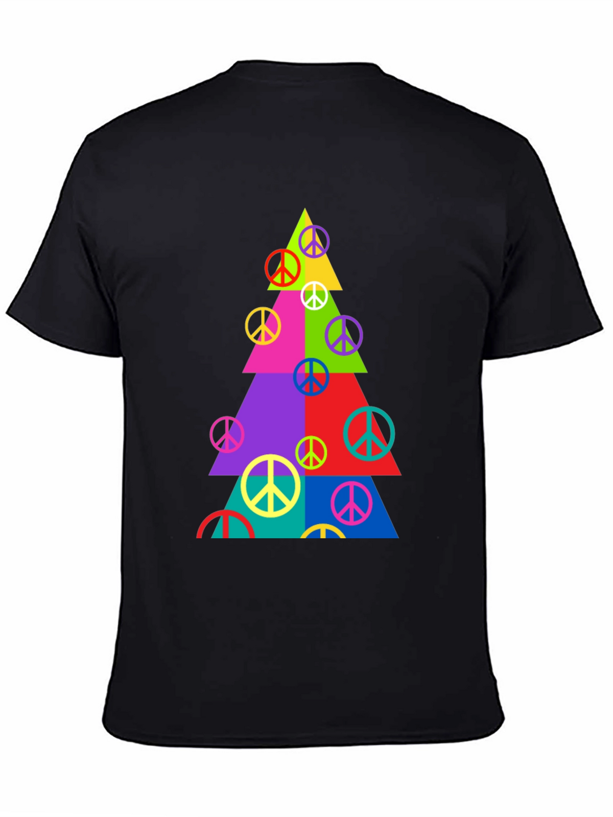 Peace Sign Christmas Tree T-Shirt