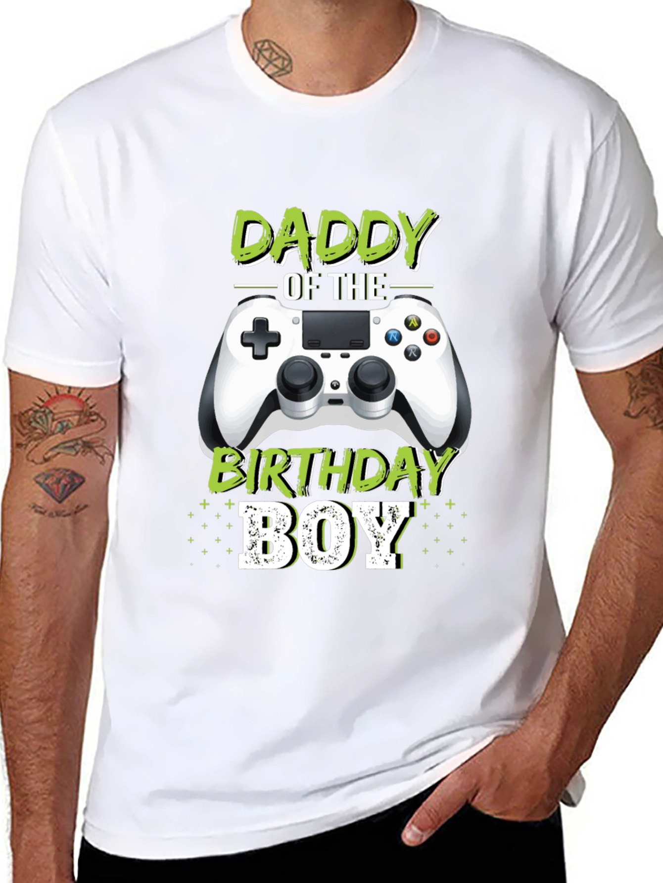 Daddy of the Birthday Boy Gamer T-Shirt