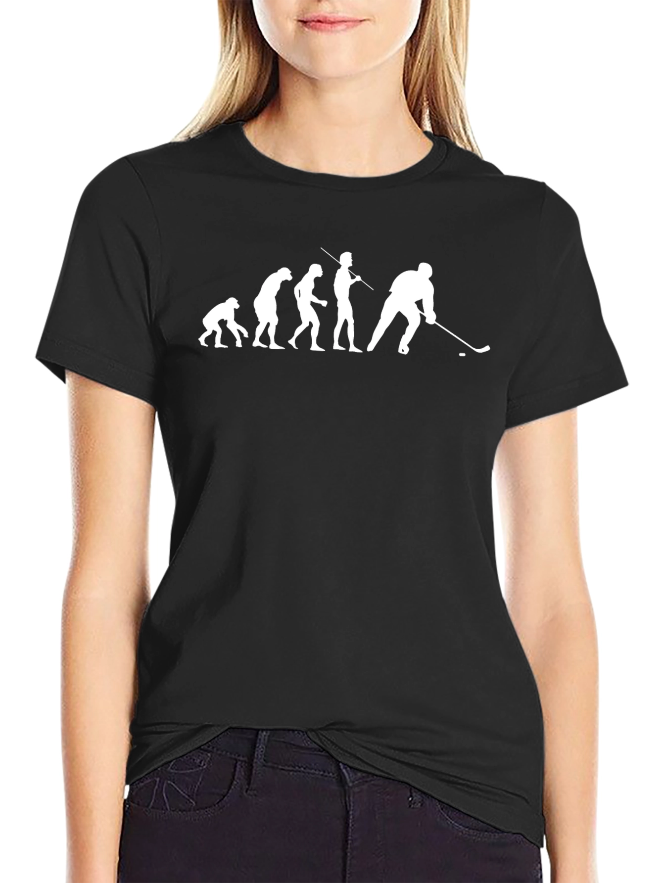 Evolution of Hockey T-Shirt - Funny Sports Tee