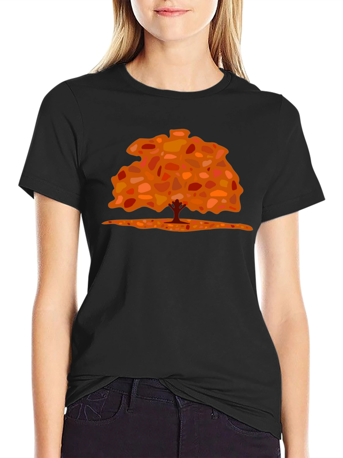 Fall Tree Graphic Tee - Stylish Nature-Inspired Design