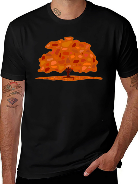 Fall Tree Graphic Tee - Stylish Nature-Inspired Design