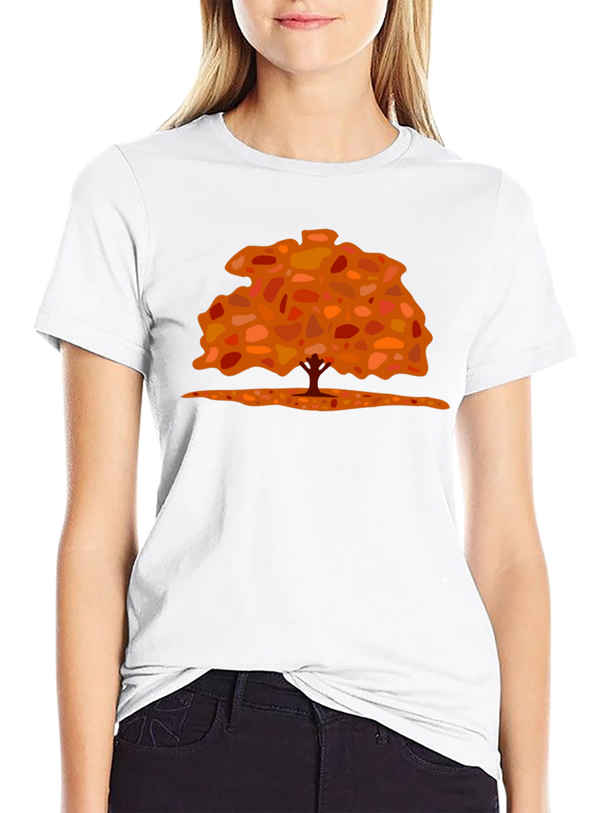 Fall Tree Graphic Tee - Stylish Nature-Inspired Design