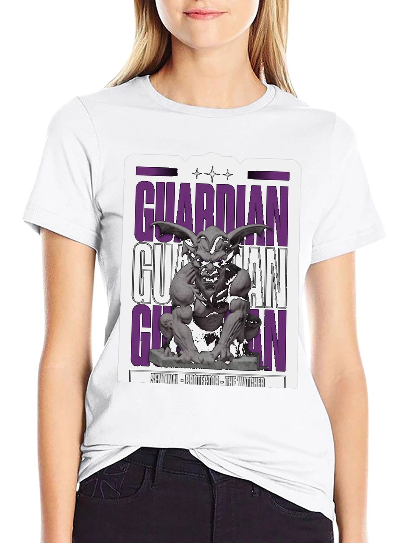 Guardian Gargoyle Graphic T-Shirt