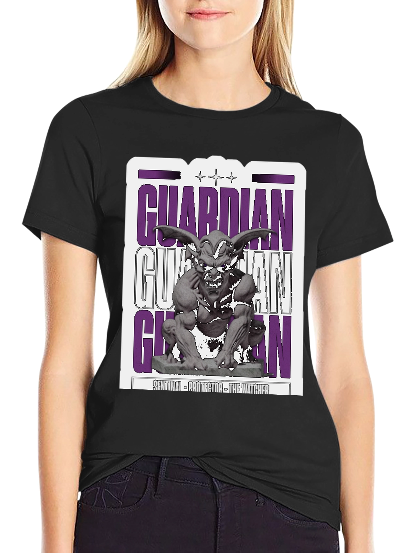 Guardian Gargoyle Graphic T-Shirt