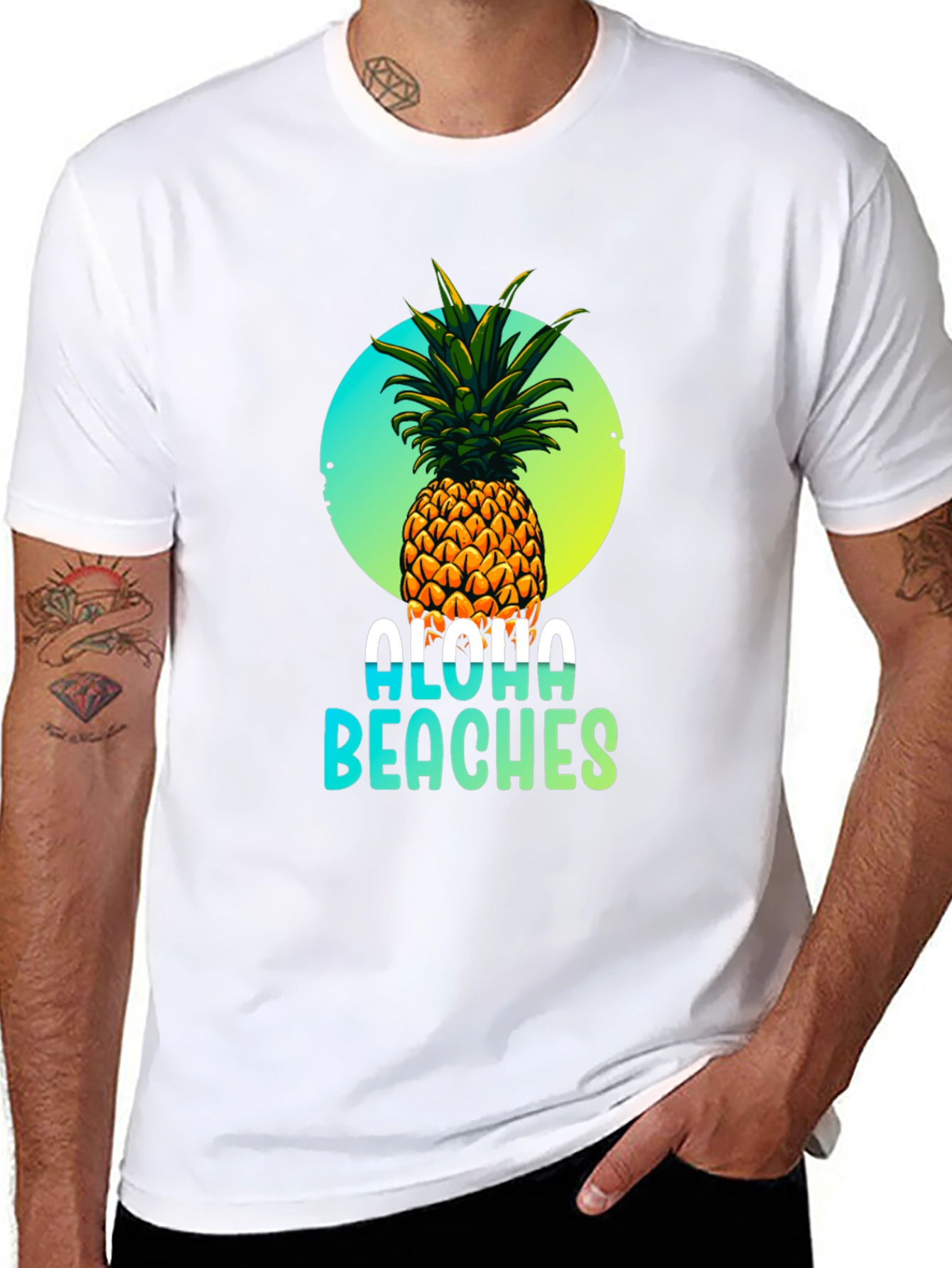 Aloha Beaches Graphic T-Shirt