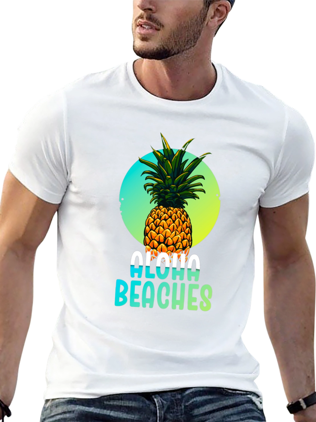 Aloha Beaches Graphic T-Shirt