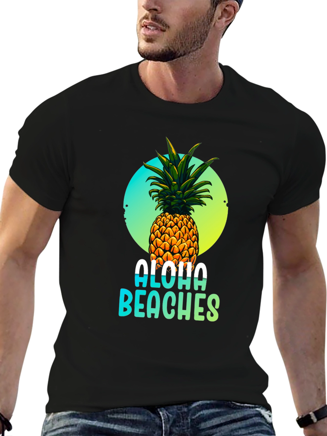 Aloha Beaches Graphic T-Shirt