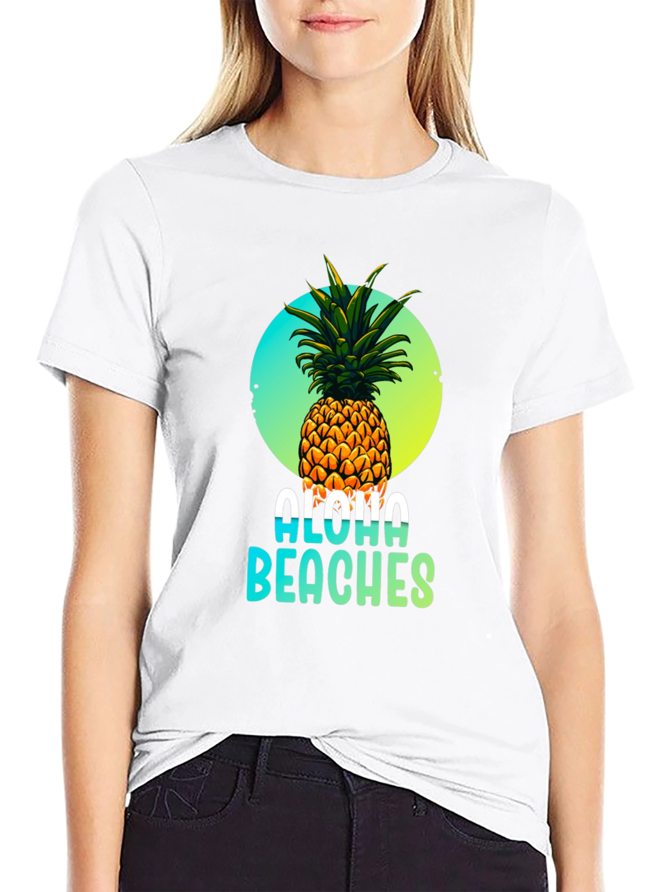 Aloha Beaches Graphic T-Shirt