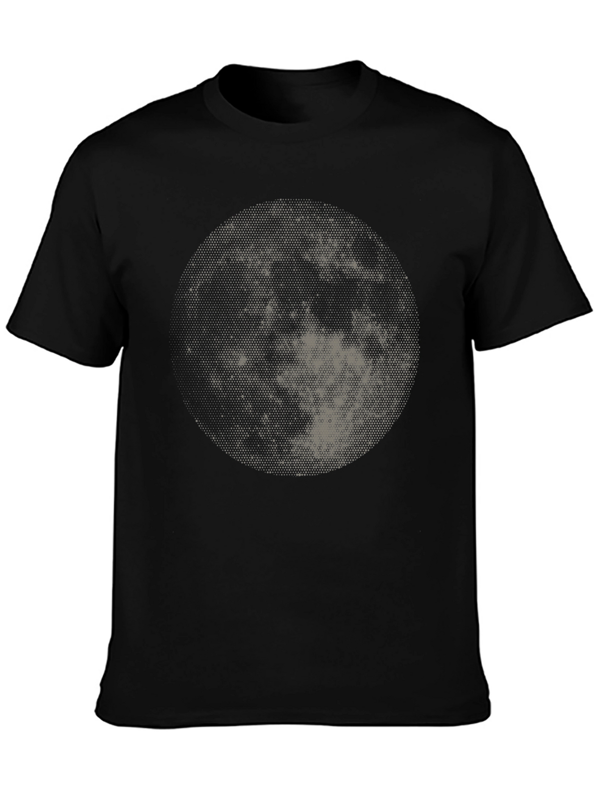 Moon Graphic Black T-Shirt
