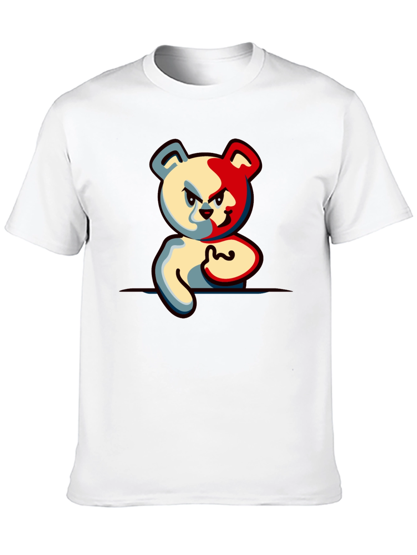 Two-Faced Bear Graphic T-Shirt