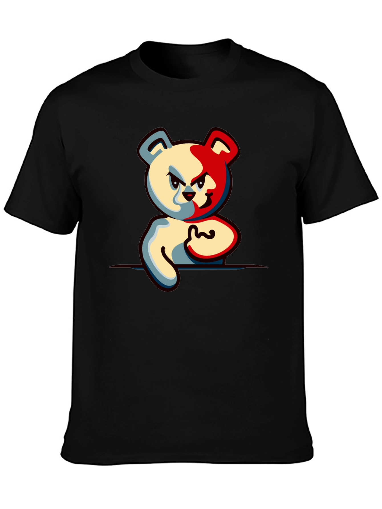 Two-Faced Bear Graphic T-Shirt
