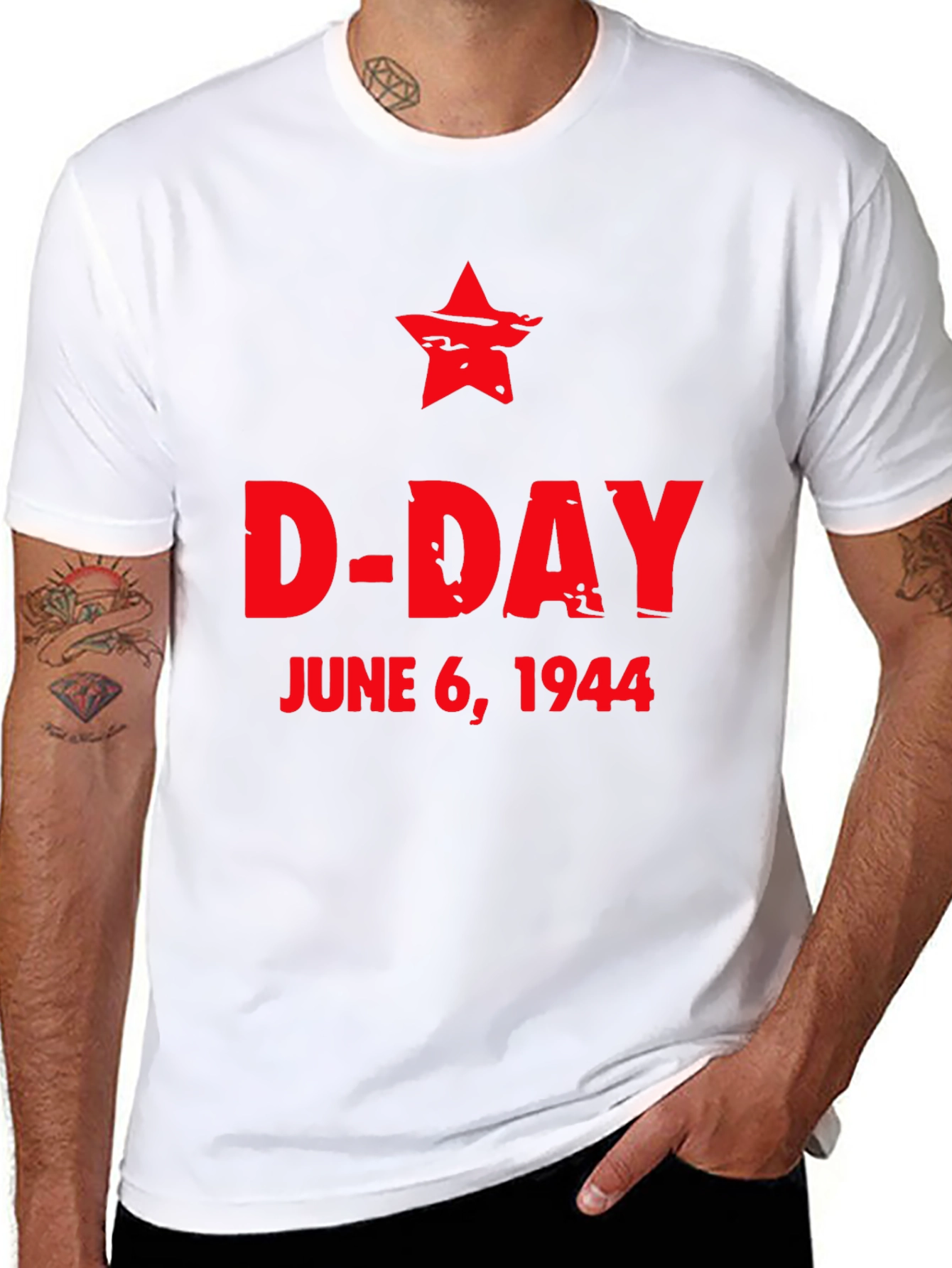 D-Day June 6 1944 Graphic T-Shirt