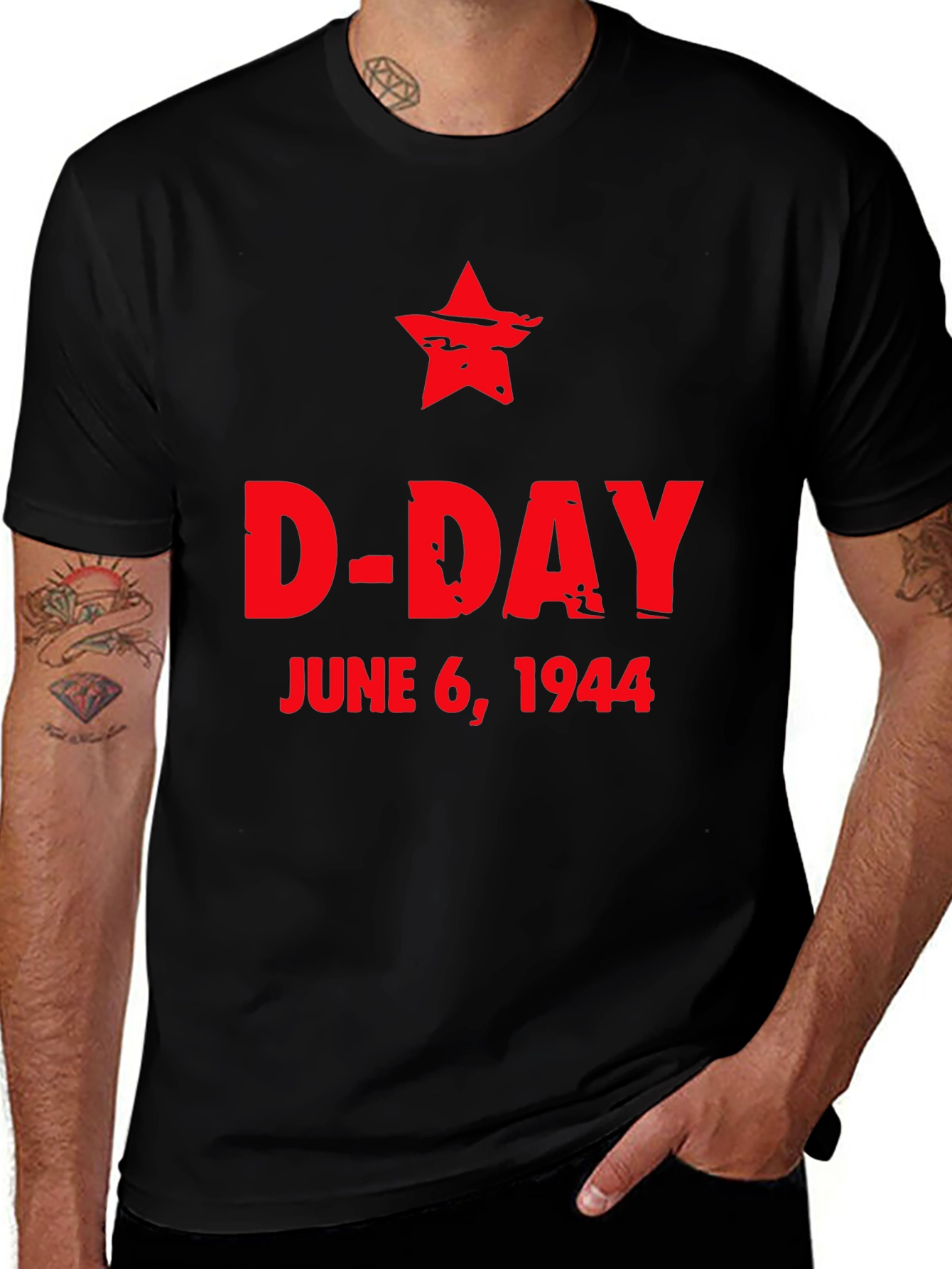 D-Day June 6 1944 Graphic T-Shirt