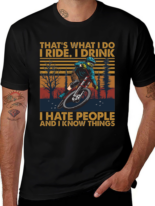 Ride Drink Know Things T-Shirt