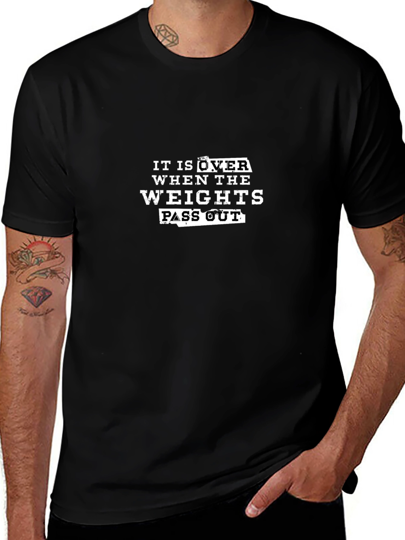 Weightlifting Slogan Graphic Tee