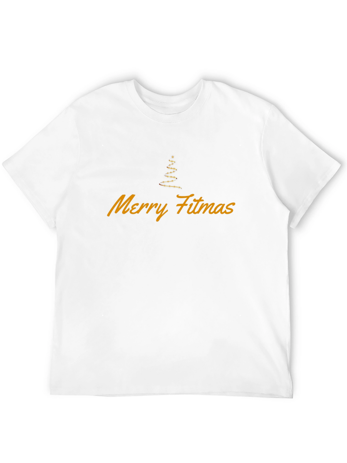 Merry Fitmas Black T-Shirt