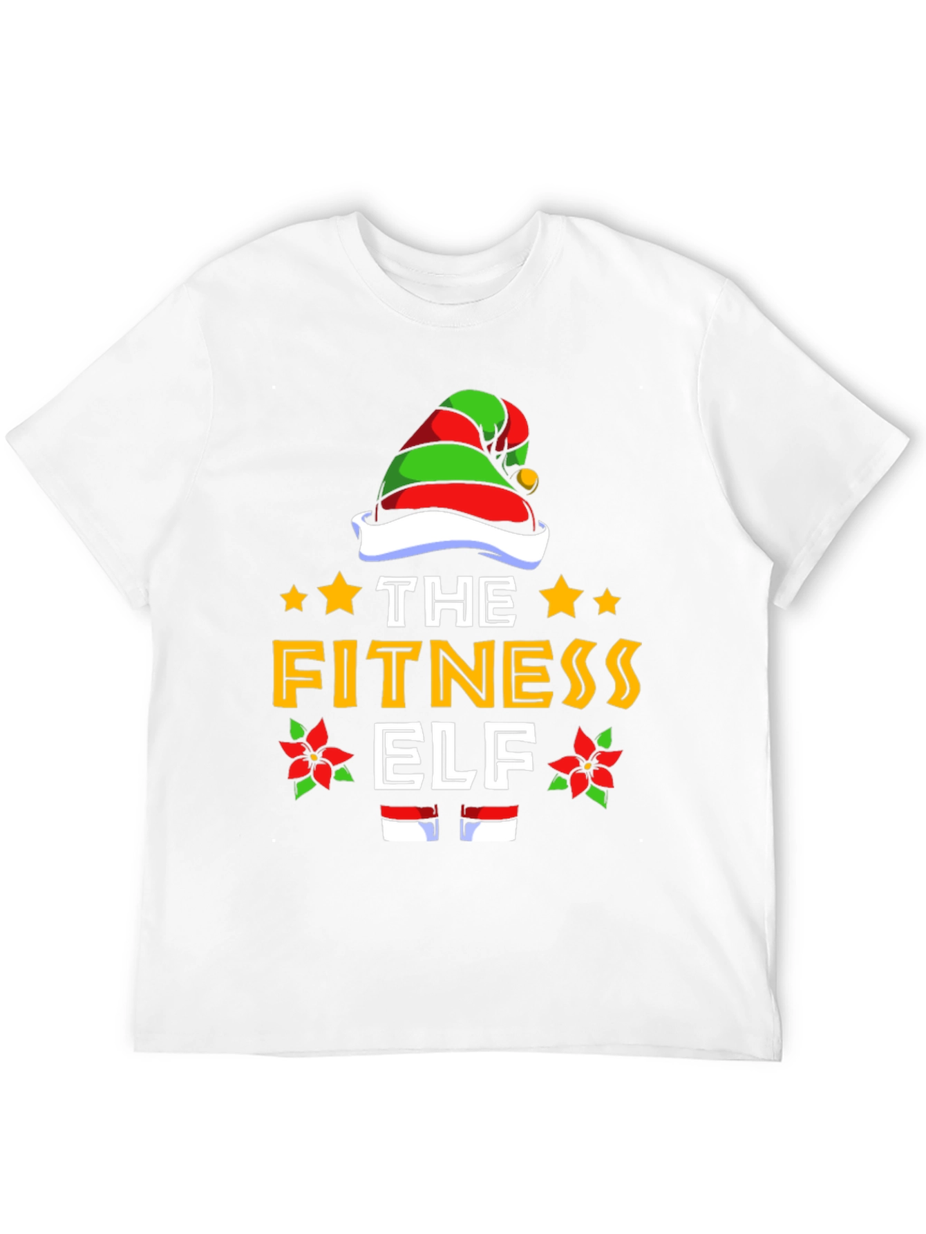Fitness Elf T-Shirt - Holiday Workout Apparel