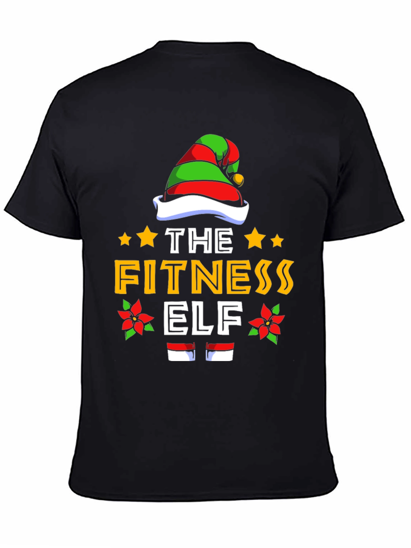Fitness Elf T-Shirt - Holiday Workout Apparel