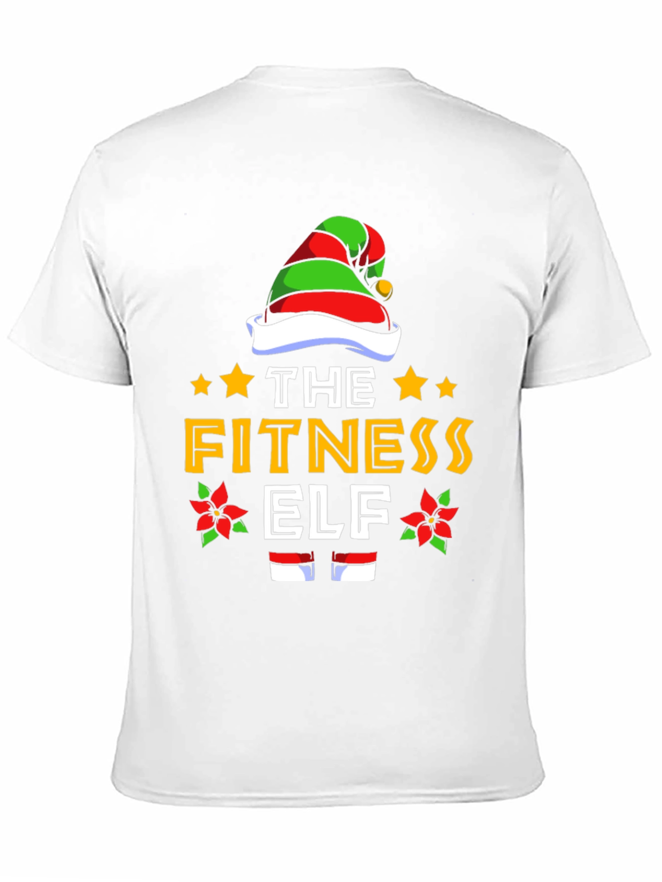 Fitness Elf T-Shirt - Holiday Workout Apparel