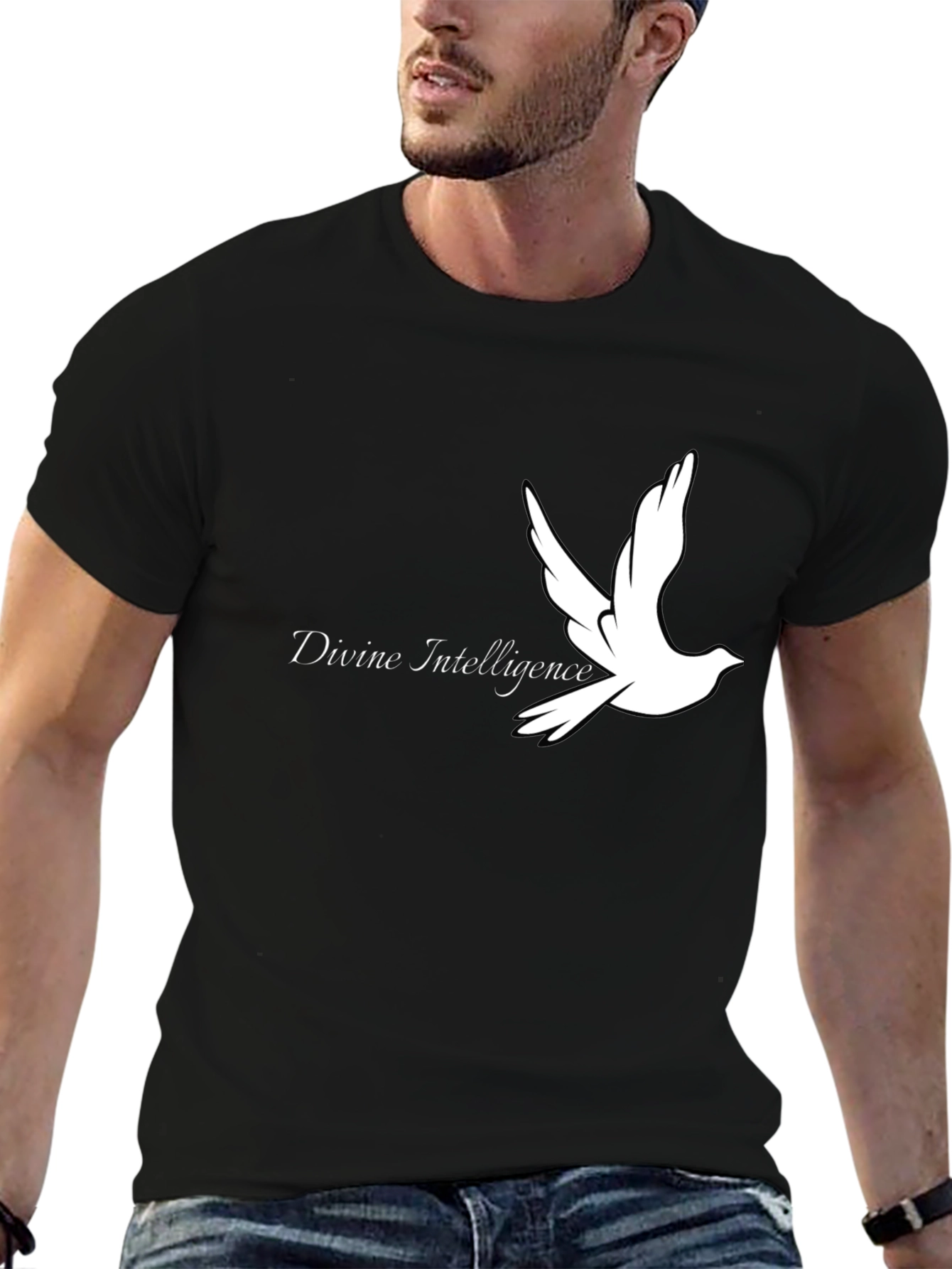 Divine Intelligence Graphic Tee - Black