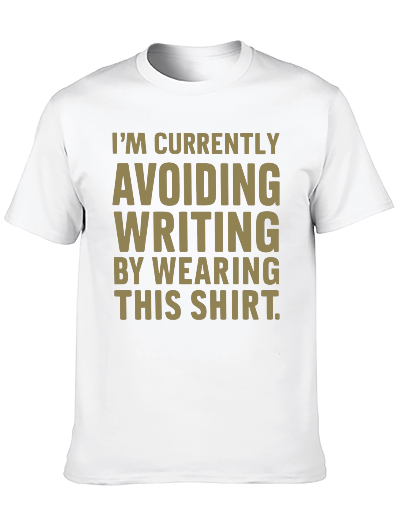Avoiding Writing T-Shirt