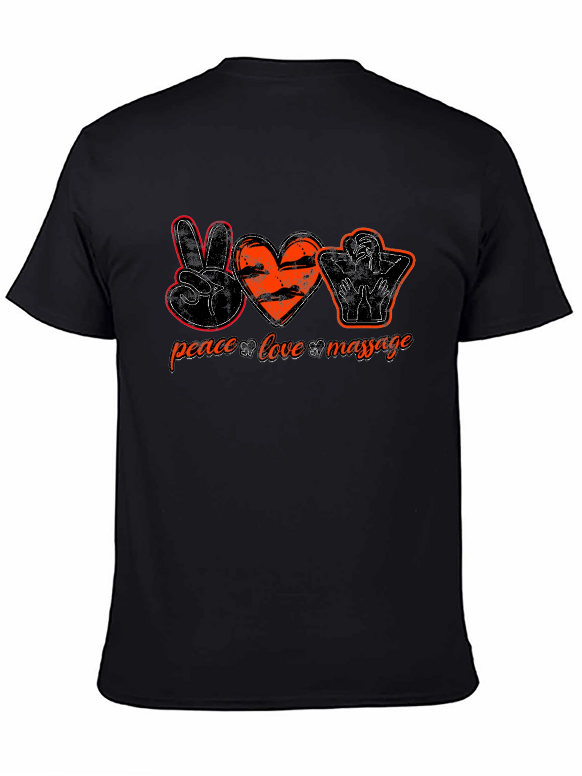 Peace Love Massage Graphic Tee