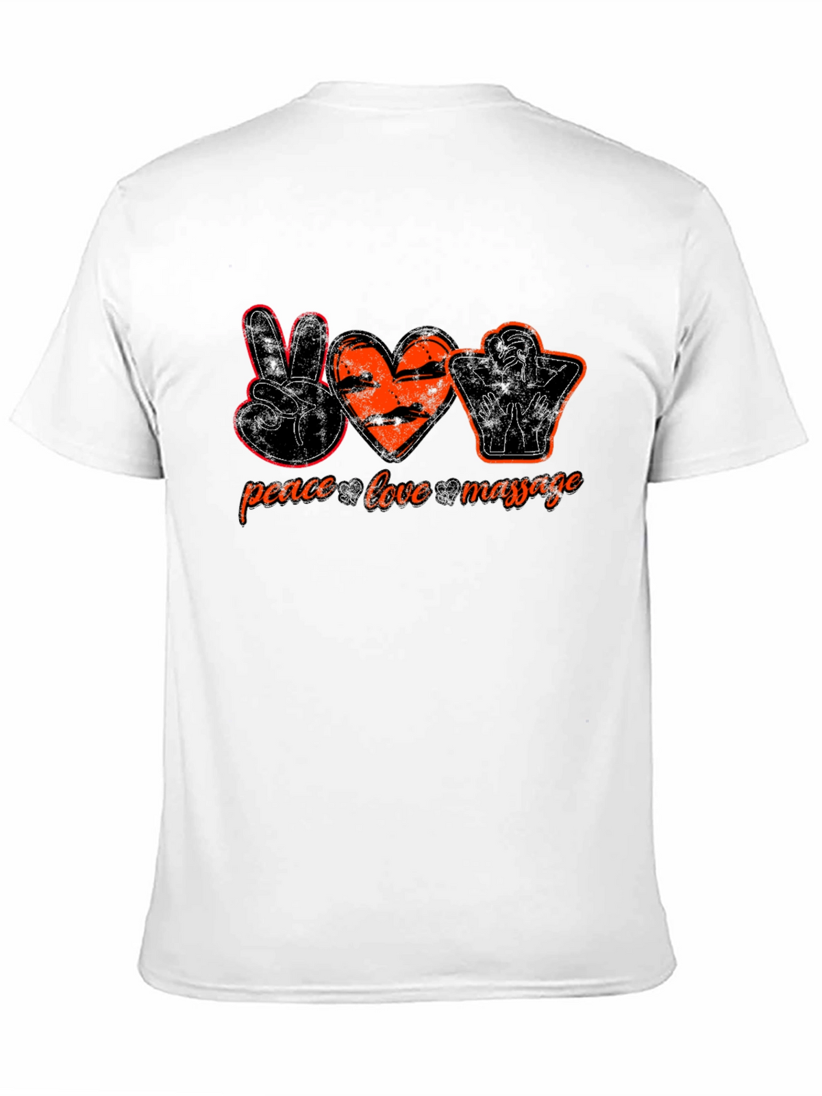 Peace Love Massage Graphic Tee