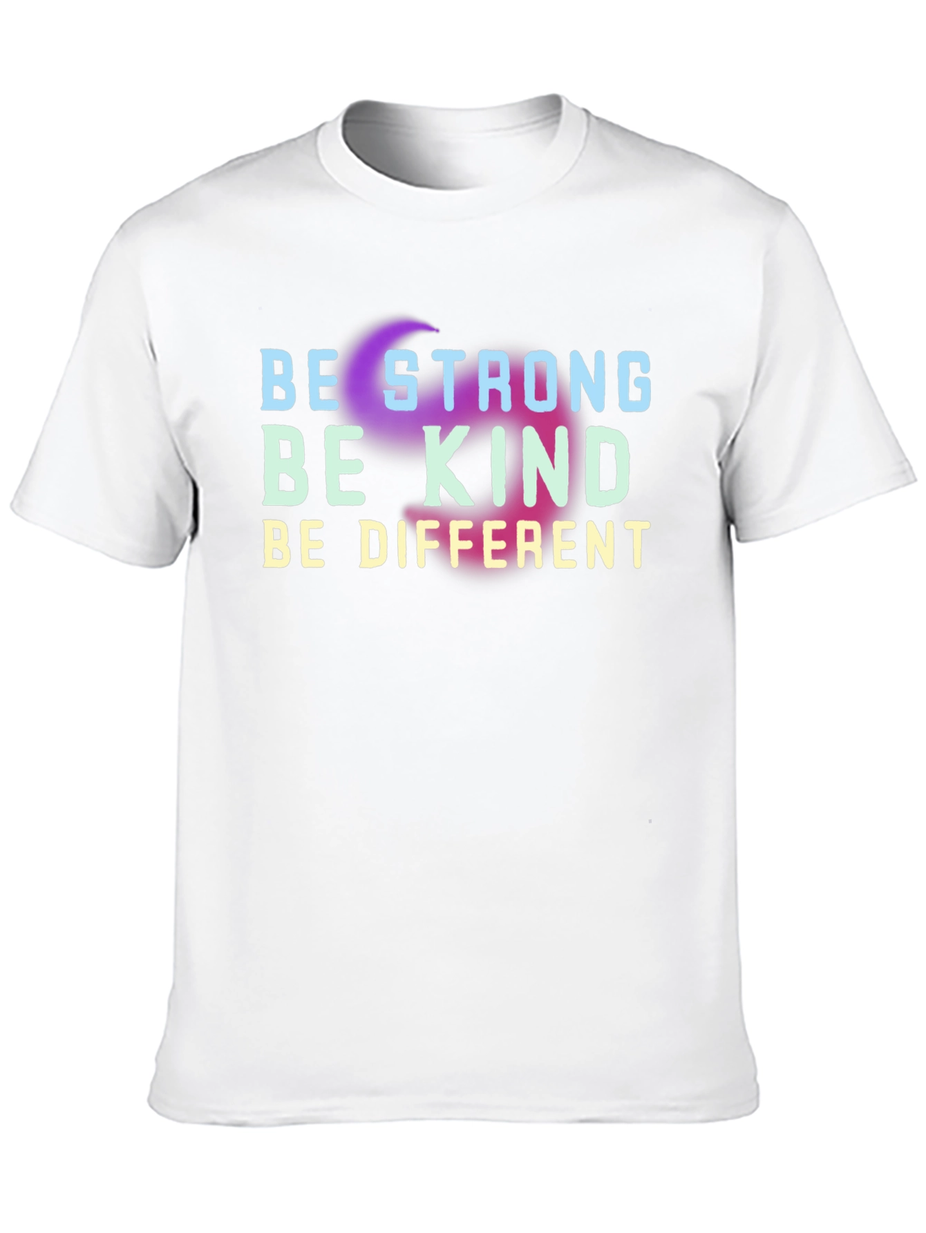 Be Strong Be Kind Be Different Black T-Shirt