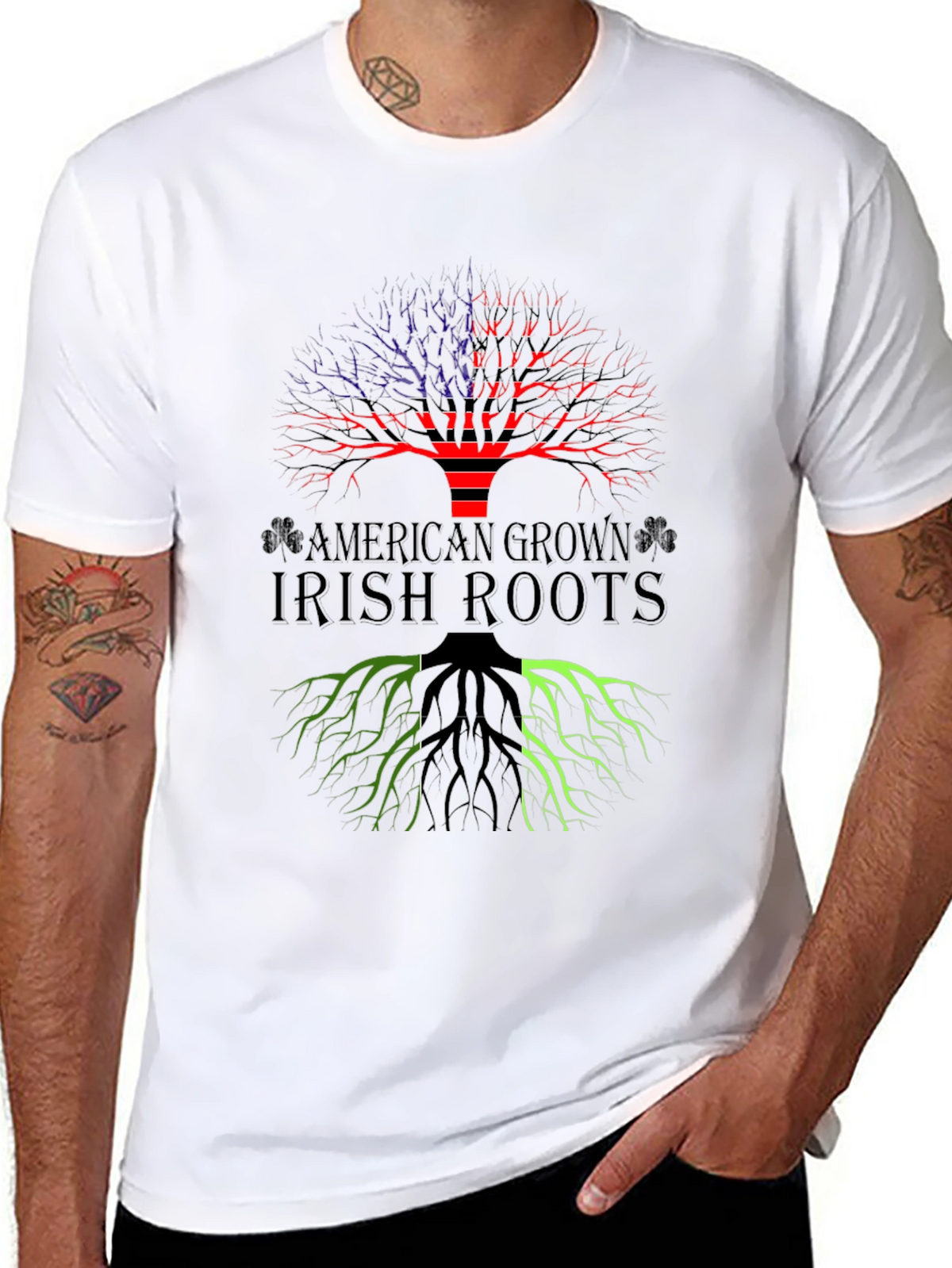 American Grown Irish Roots T-Shirt