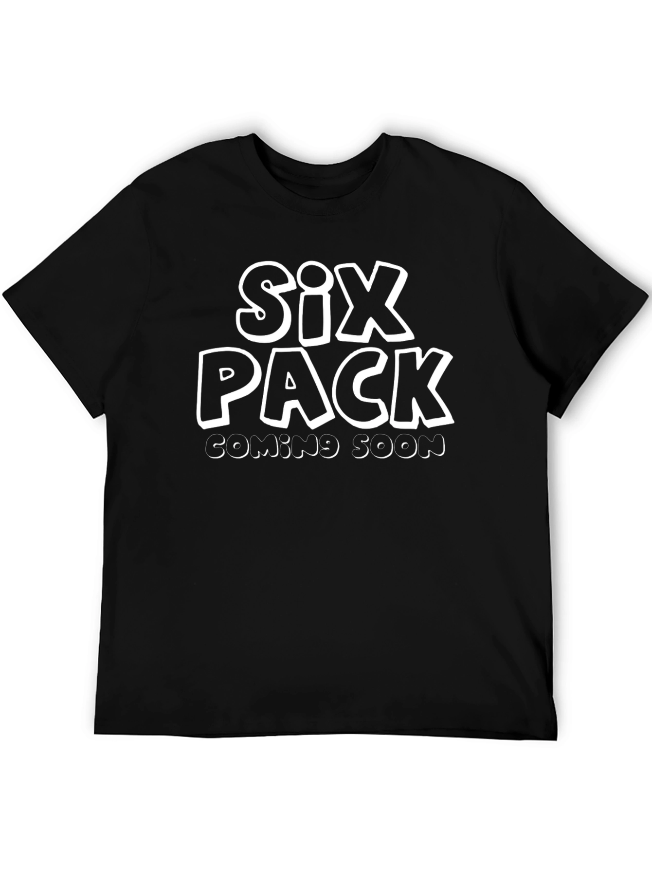 Six Pack Coming Soon Mens Graphic T-Shirt