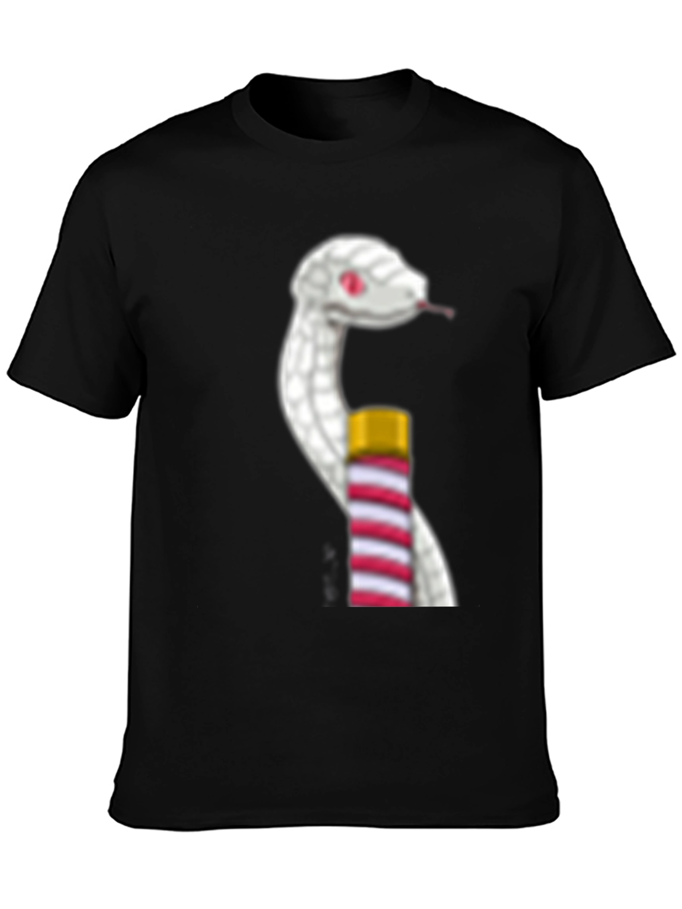 Snake & Staff T-Shirt - Stylish Graphic Tee