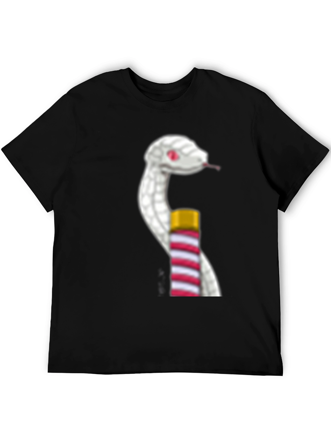 Snake & Staff T-Shirt - Stylish Graphic Tee