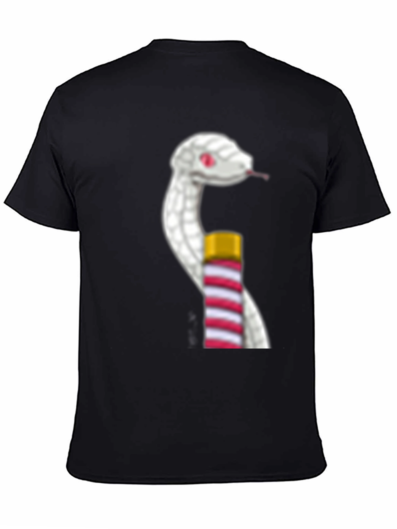 Snake & Staff T-Shirt - Stylish Graphic Tee