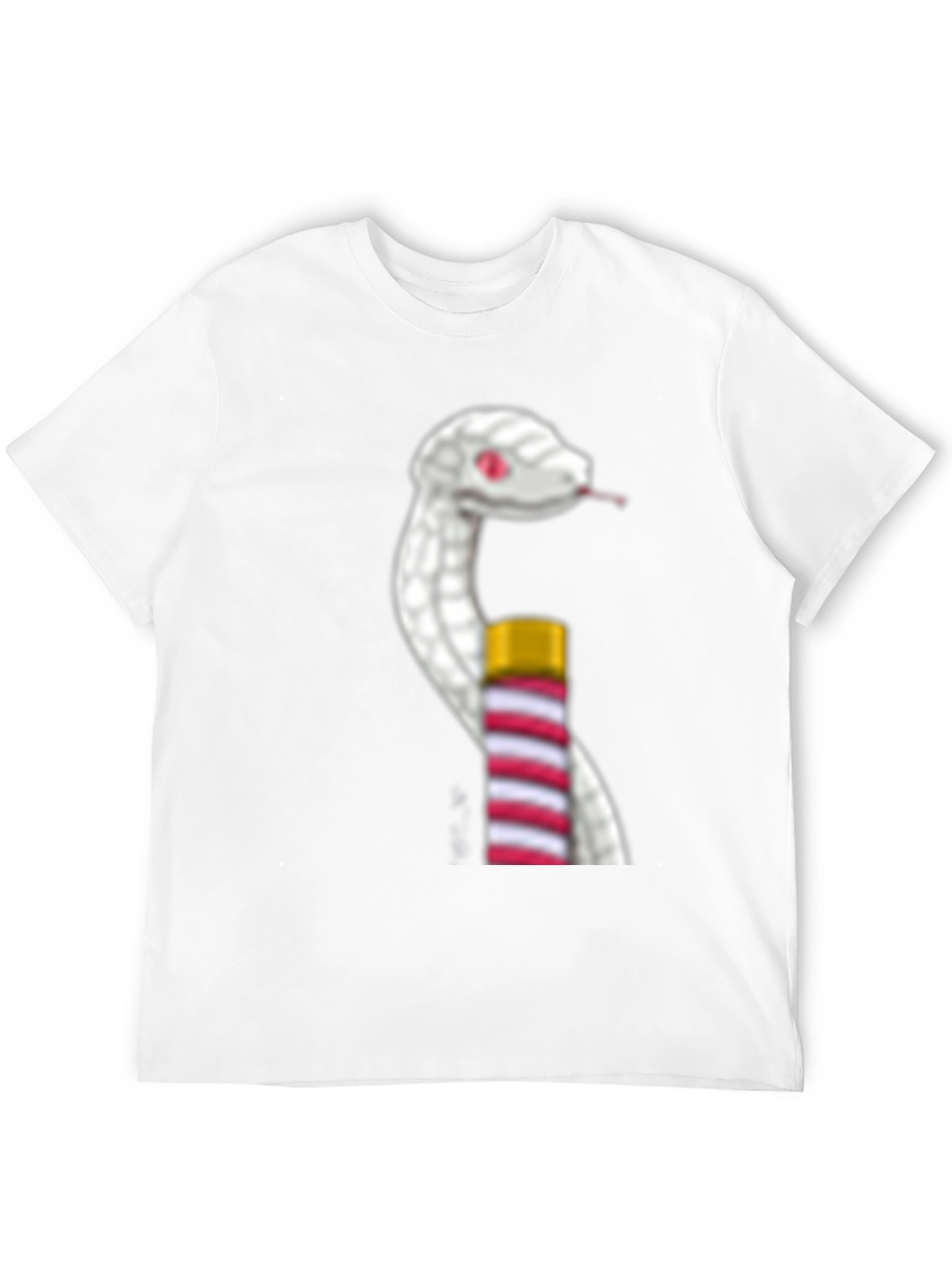 Snake & Staff T-Shirt - Stylish Graphic Tee