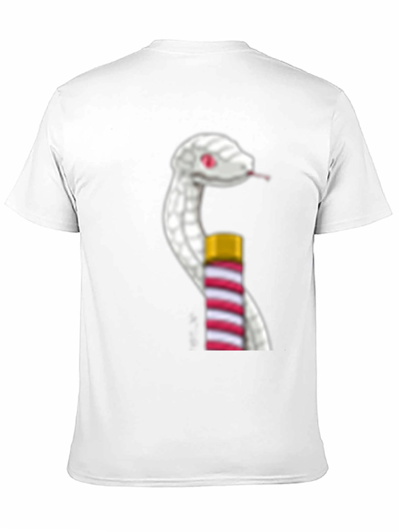 Snake & Staff T-Shirt - Stylish Graphic Tee