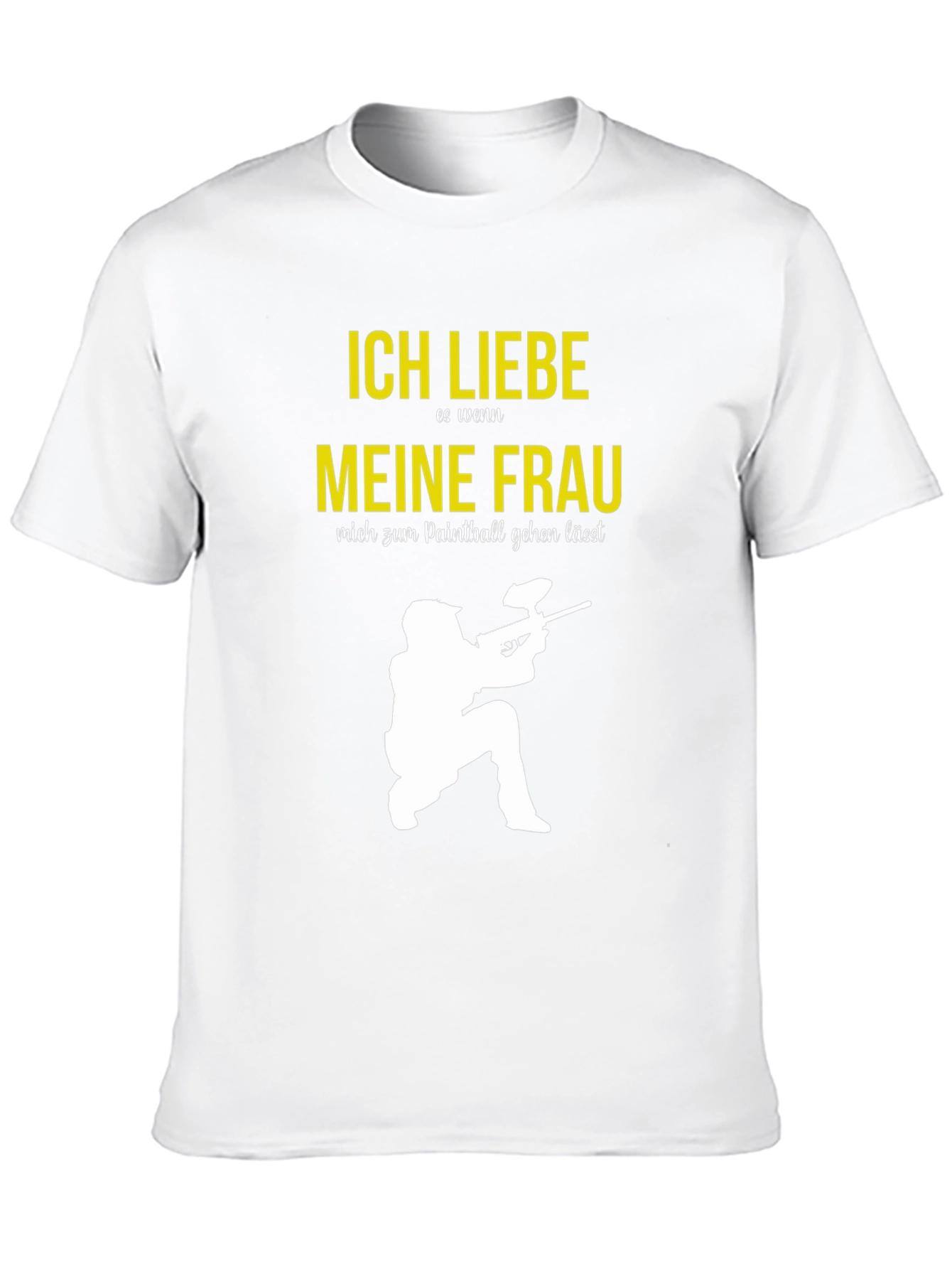 Ich Liebe Meine Frau Paintball T-Shirt - Black