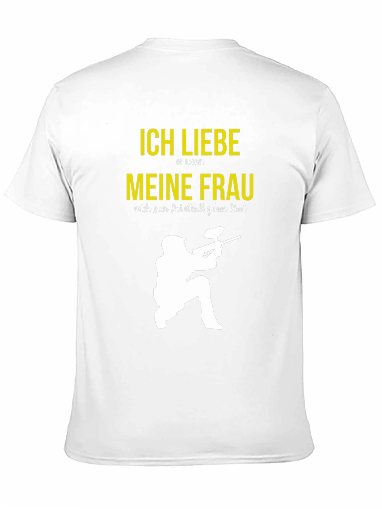 Ich Liebe Meine Frau Paintball T-Shirt - Black