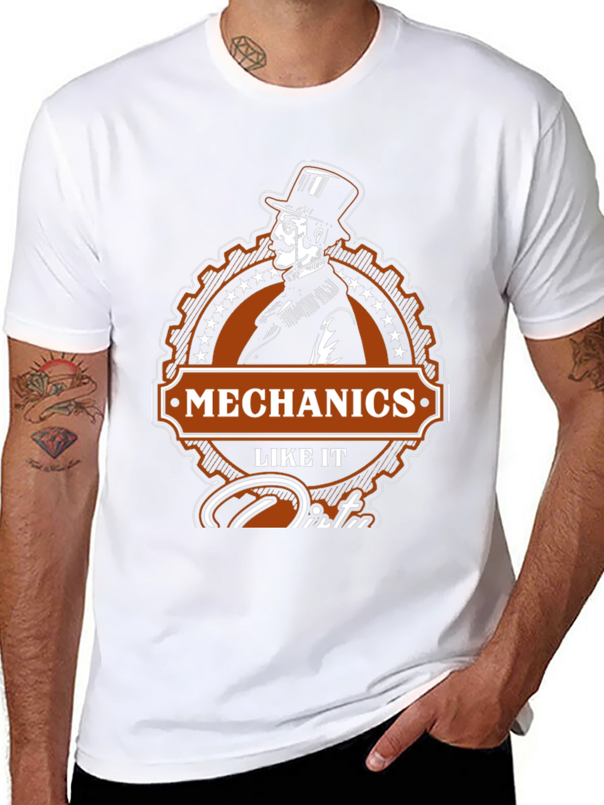 Mechanics Like It Dirty T-Shirt - Premium Quality