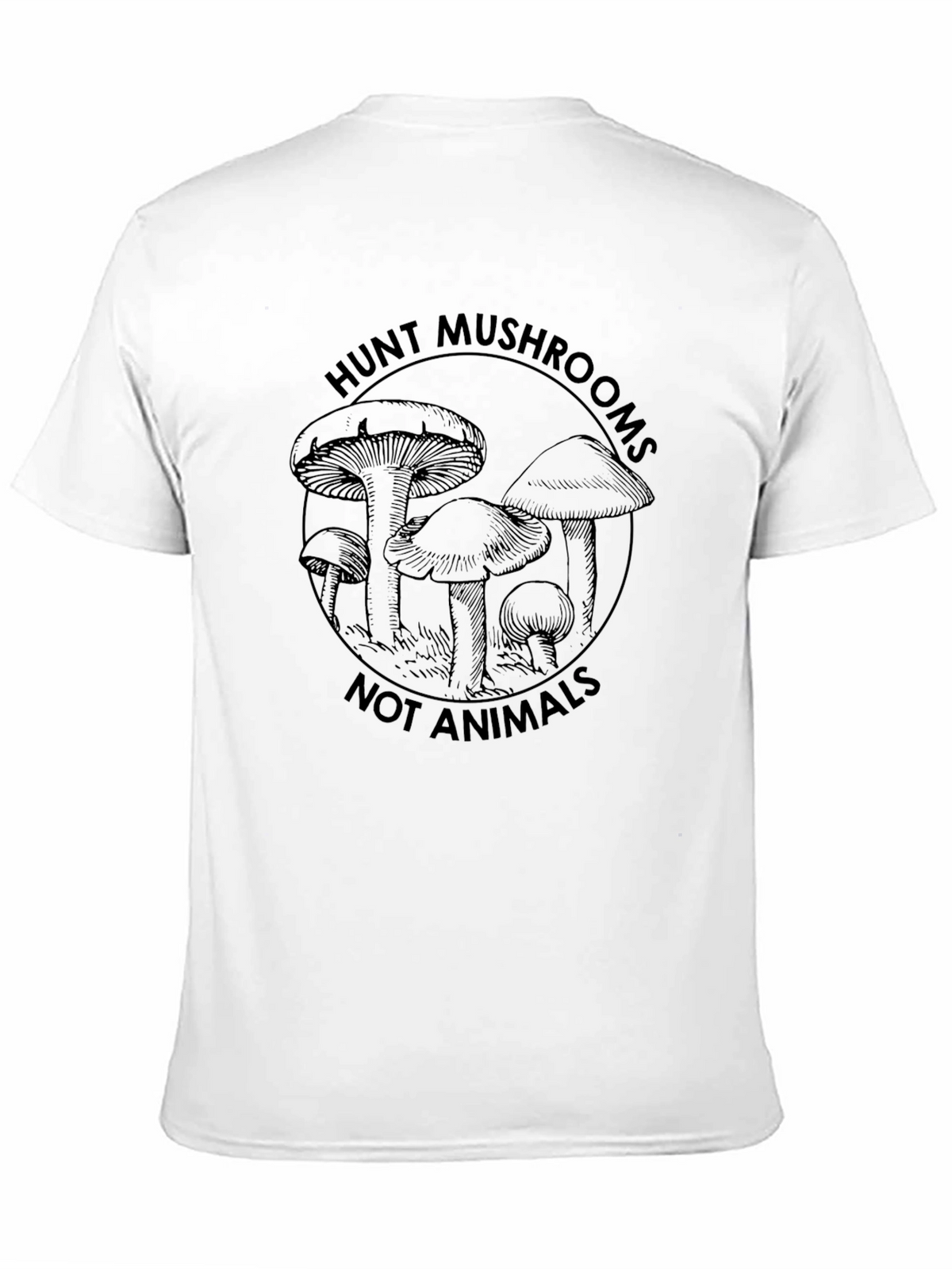 Hunt Mushrooms Graphic Tee - Black