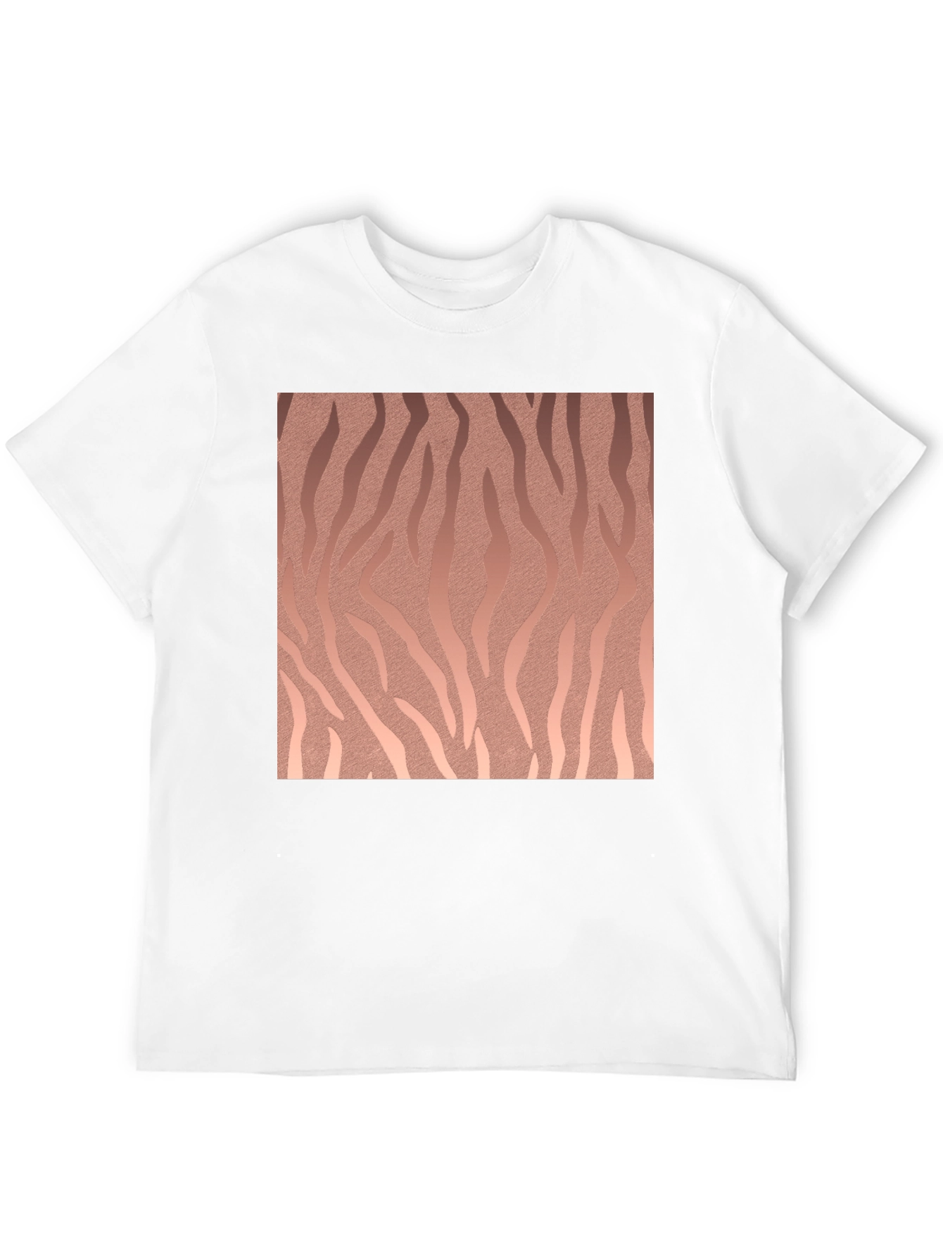 Abstract Pattern Black T-Shirt