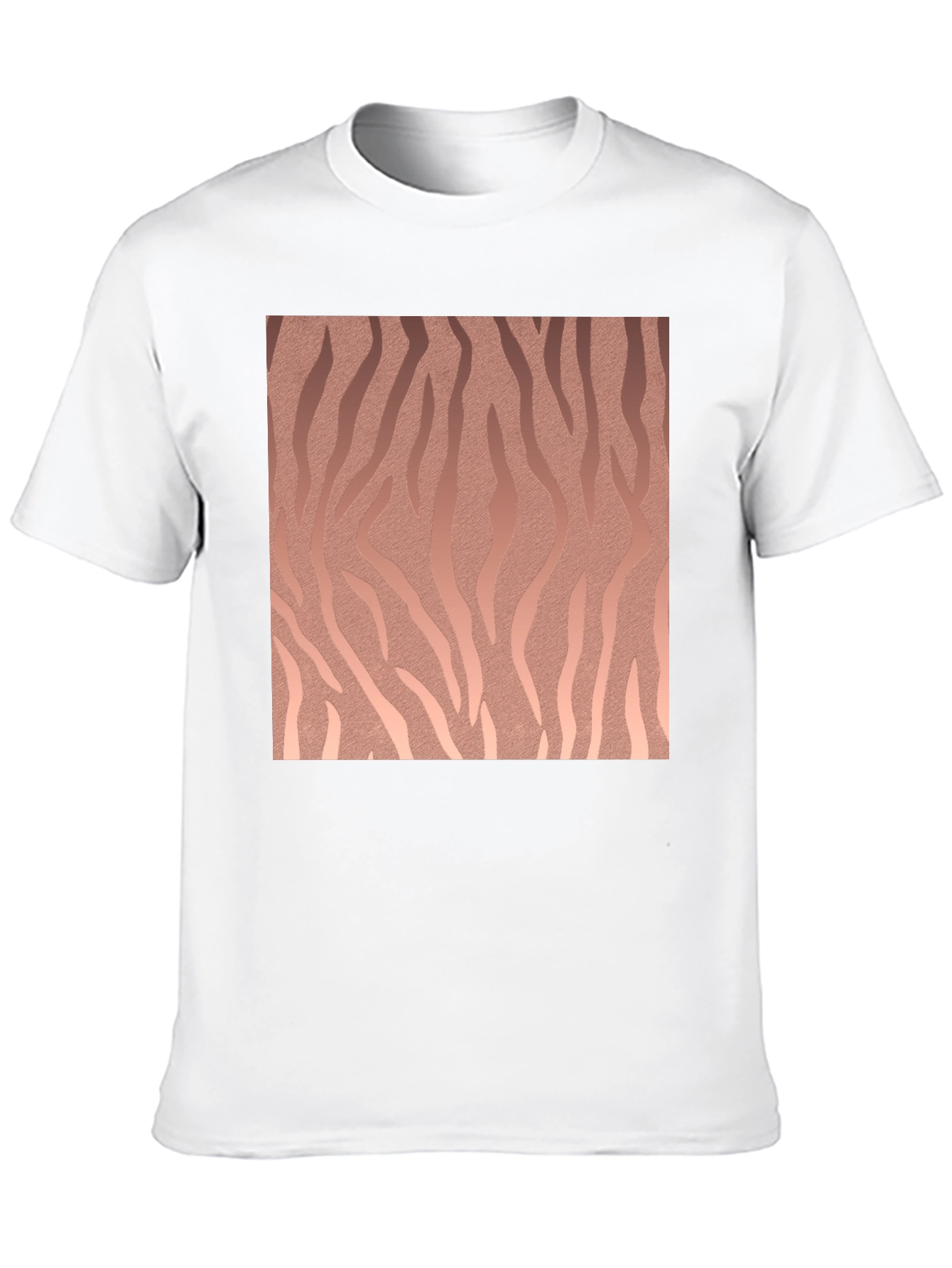 Abstract Pattern Black T-Shirt