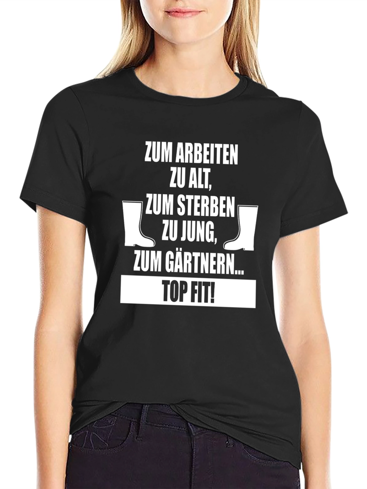 Funny Gardening T-Shirt - Too Old To Work