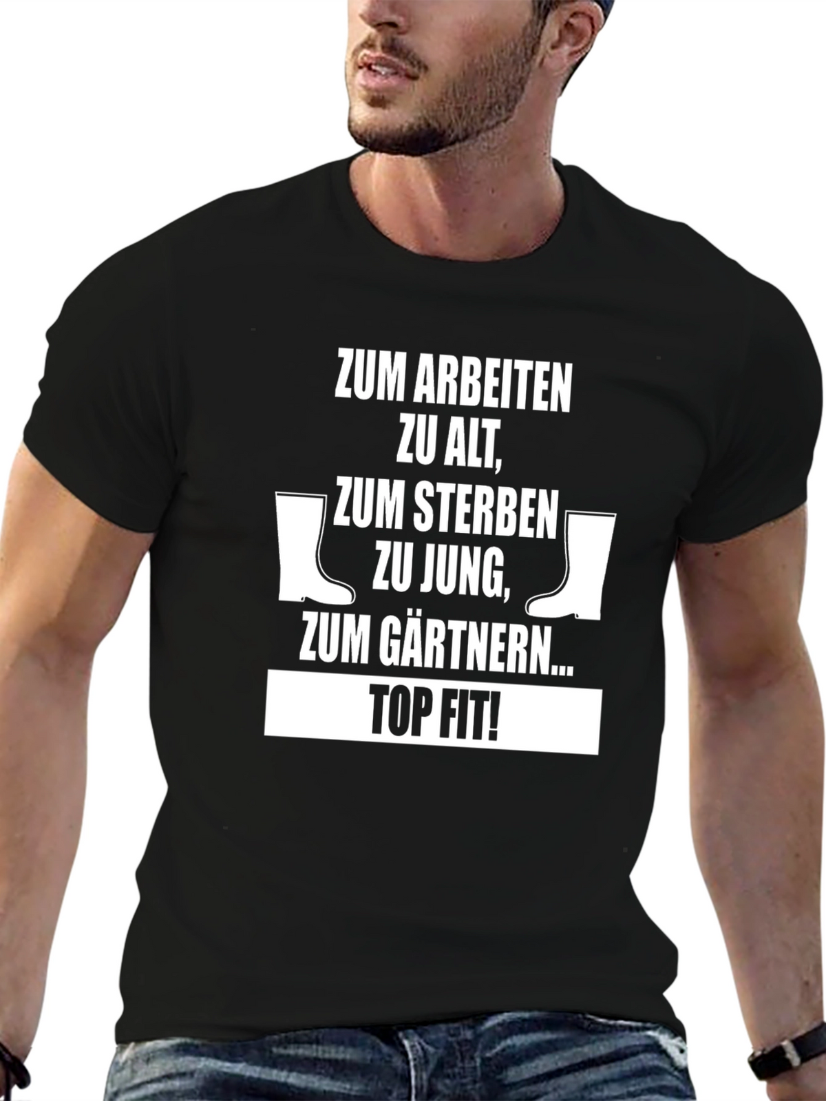 Funny Gardening T-Shirt - Too Old To Work