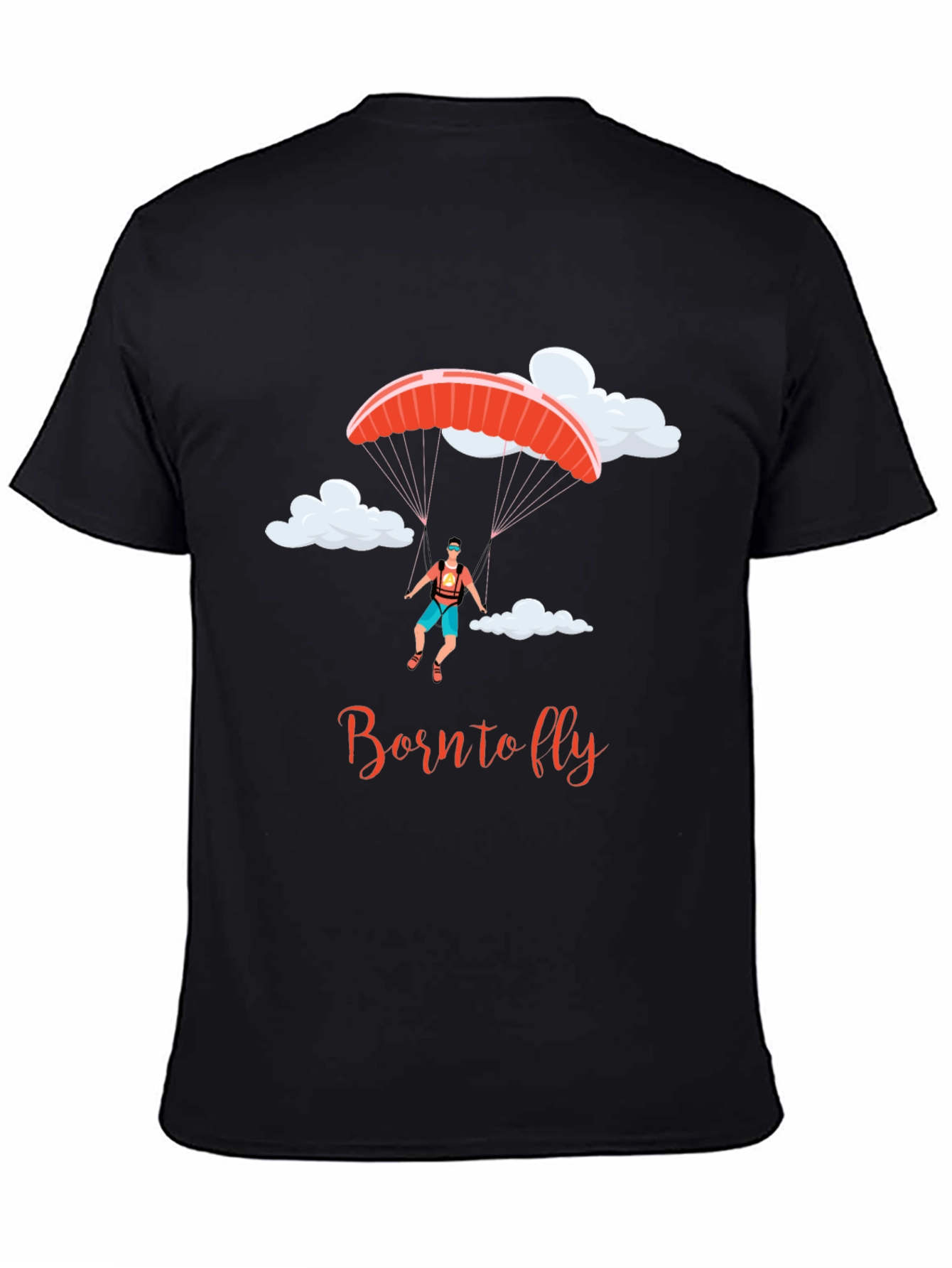 Born to Fly T-Shirt - Skydiving Design