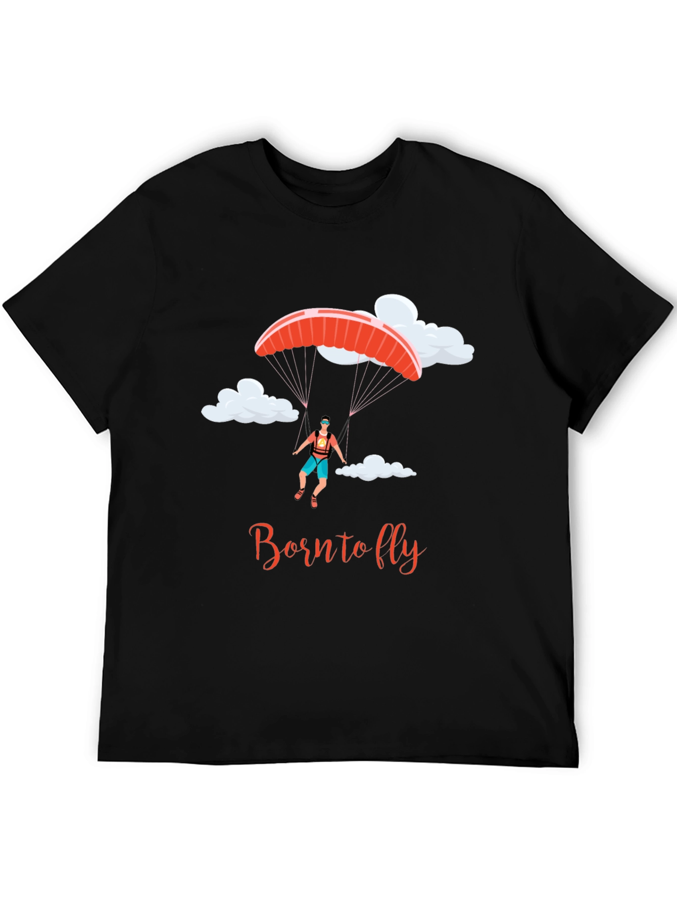Born to Fly T-Shirt - Skydiving Design