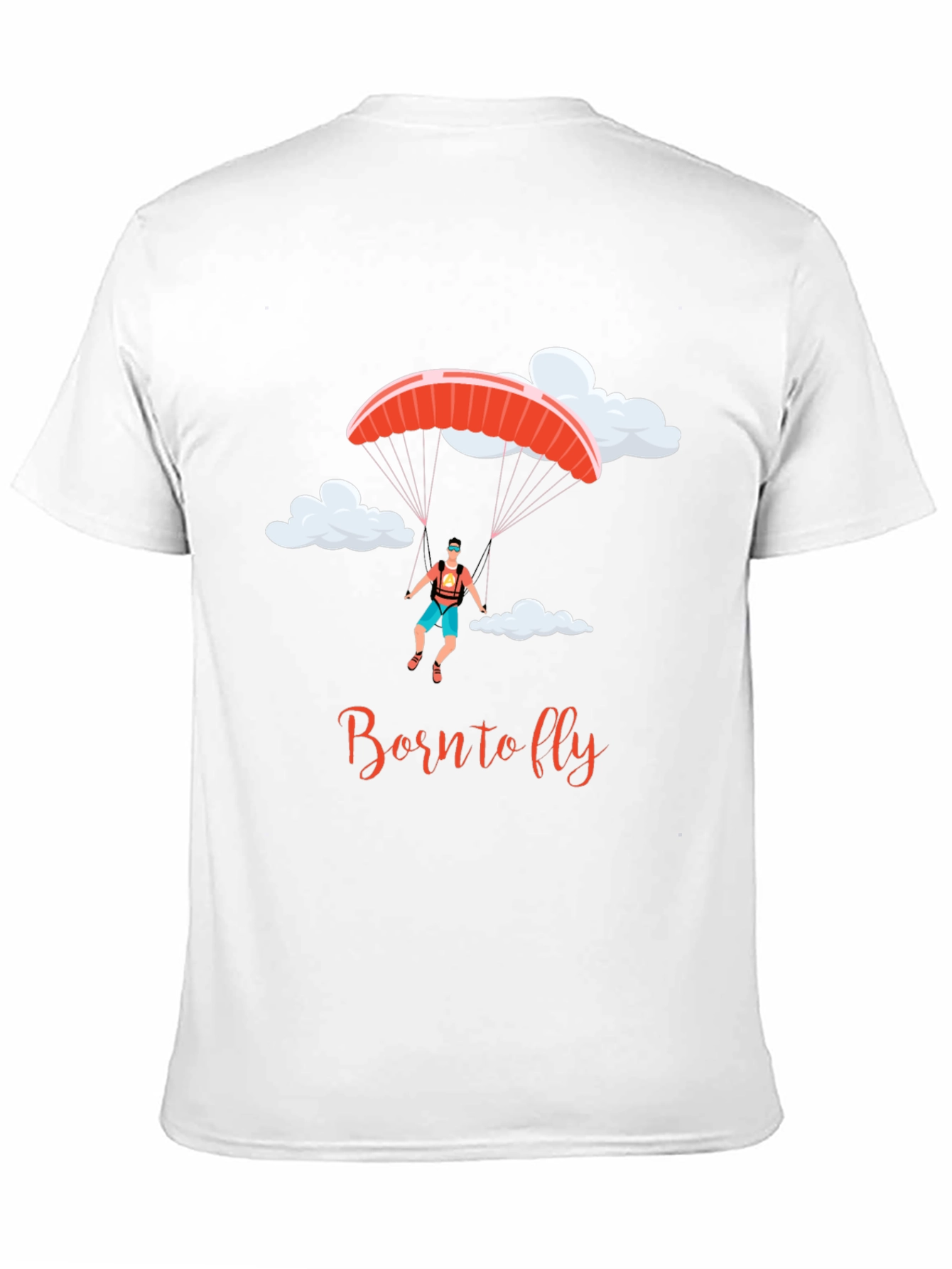 Born to Fly T-Shirt - Skydiving Design
