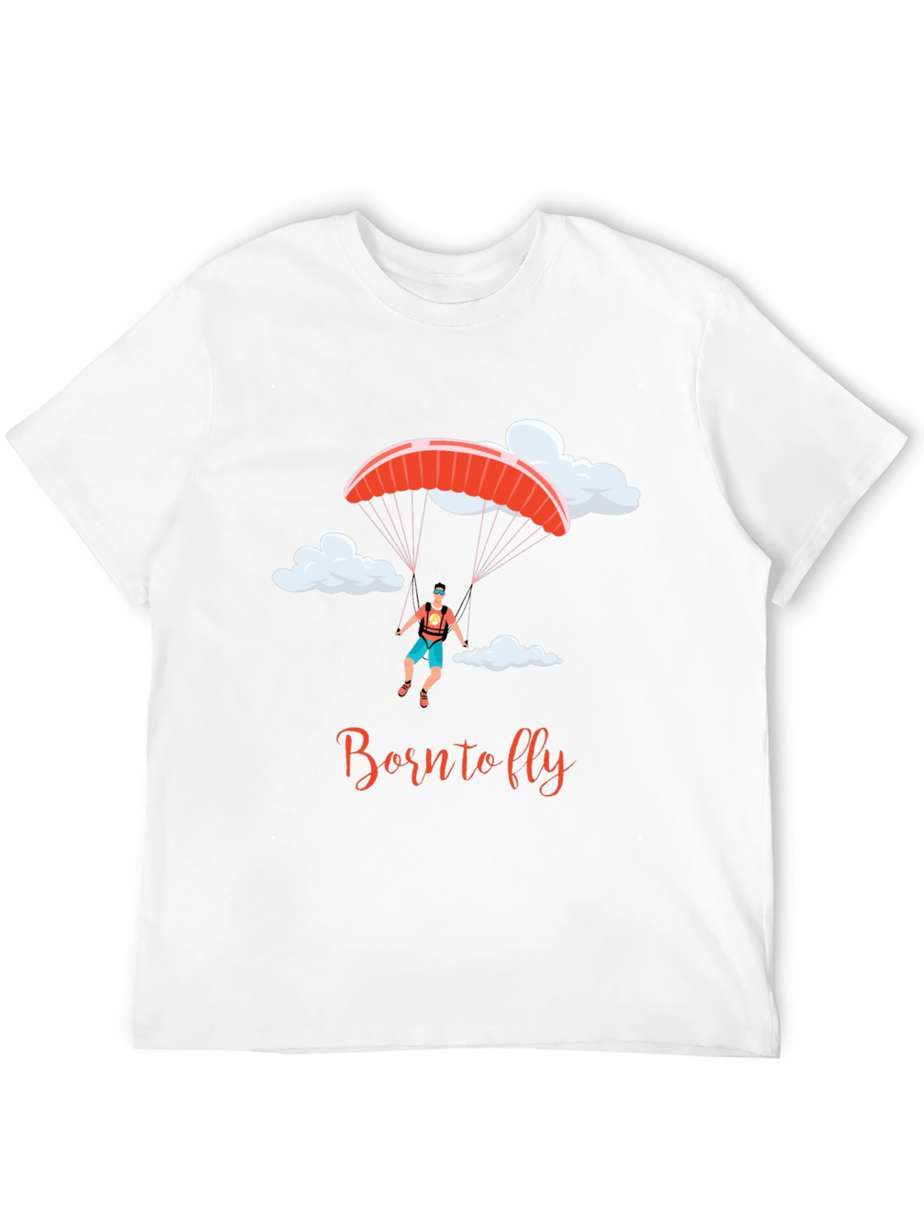 Born to Fly T-Shirt - Skydiving Design